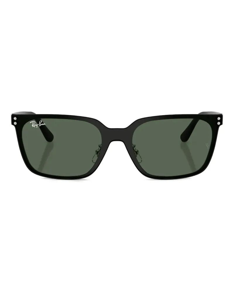 Ray Ban Sonnenbrille mit eckigem Gestell - Schwarz Schwarz