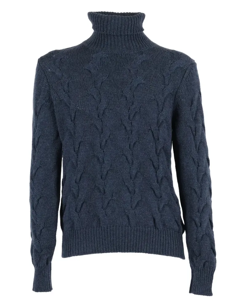 Filippo de Laurentiis cable-knit roll-neck sweater - Blau Blau
