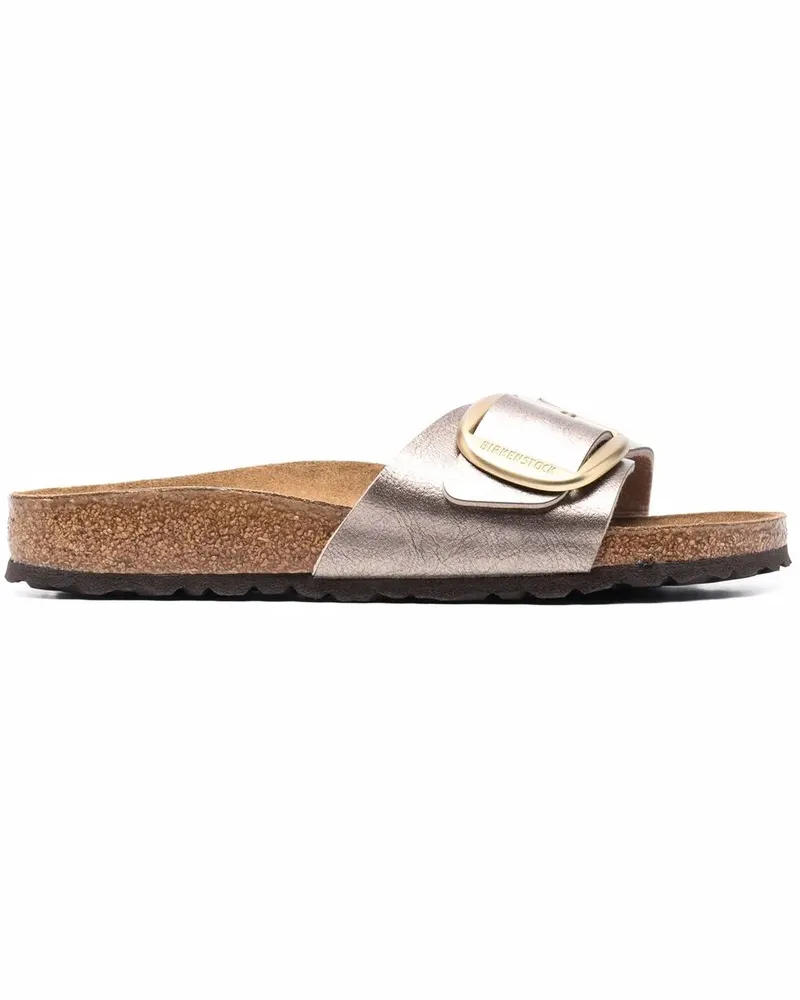 Birkenstock Madrid Pantoletten mit Schnalle - Nude Nude