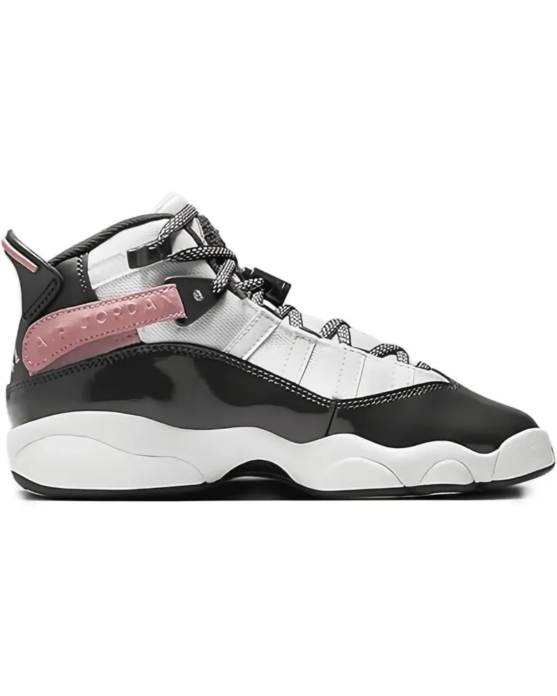 Jordan 6 Rings GS "White/Red Stardust/Vapor Green/Anthracite" Sneakers - Weiß Weiß