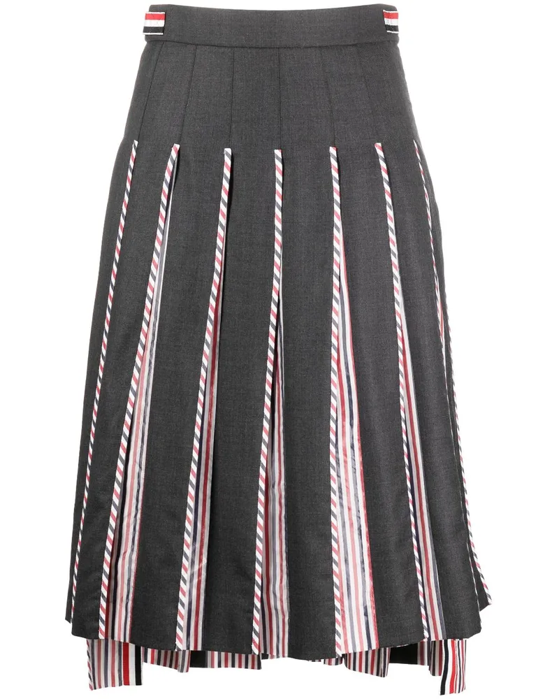 Thom Browne Rock mit Logo - Grau Grau