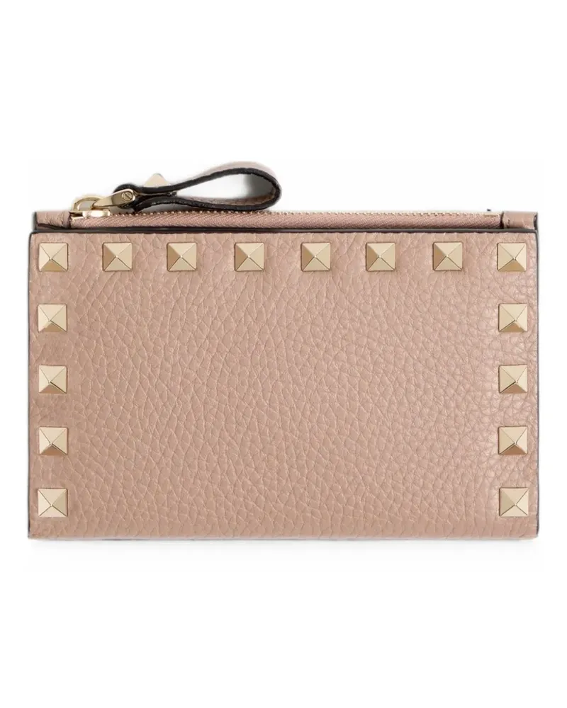 Valentino Garavani Rockstud Kartenetui mit Reisverschluss - Rosa Rosa