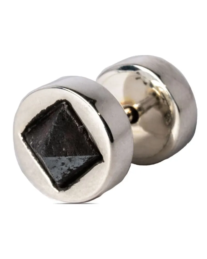 Parts Of Four Ohrstecker mit Kristall in Pyramidenform - Silber Silber