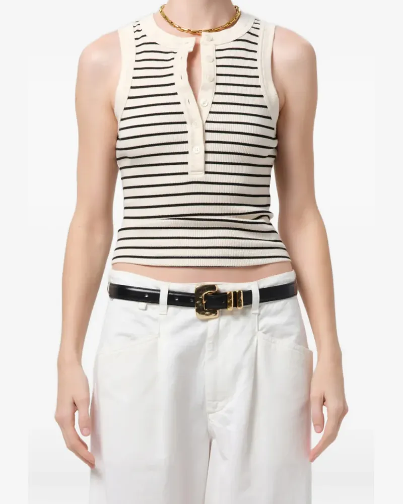 Citizens of humanity Gestreiftes Caralyn Tanktop - Nude Nude