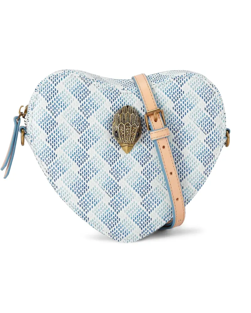 Kurt Geiger Camden Heart Umhängetasche - Blau Blau