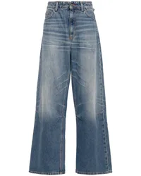 Fiorucci Jeans mit weitem Bein Blau