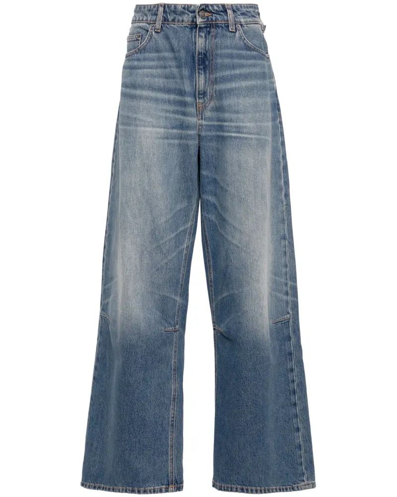 Fiorucci Jeans mit weitem Bein Blau