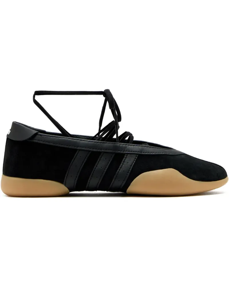 adidas Ballerinas mit Schnürung - Schwarz Schwarz