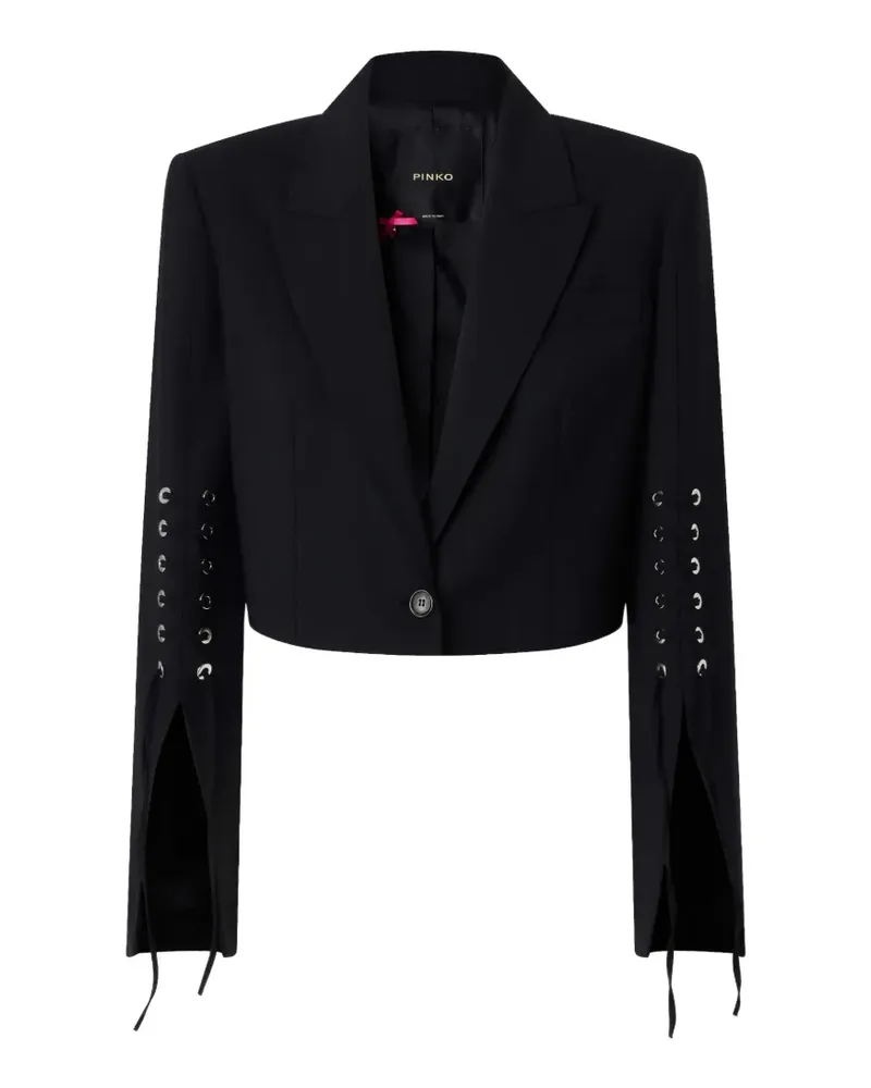 Pinko Cropped-Jacke - Schwarz Schwarz