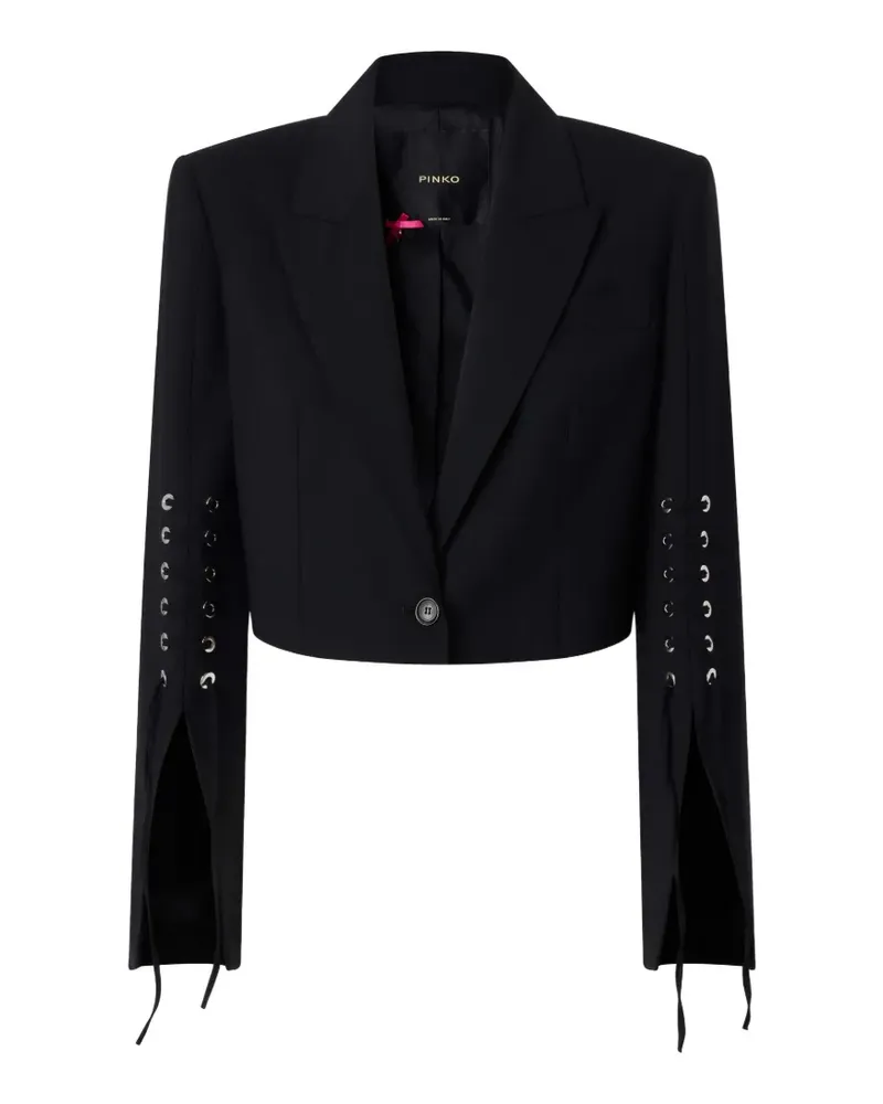 Pinko Cropped-Jacke - Schwarz Schwarz