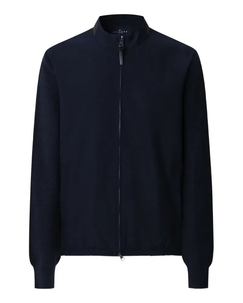 Hackett zipped cardigan - Blau Blau