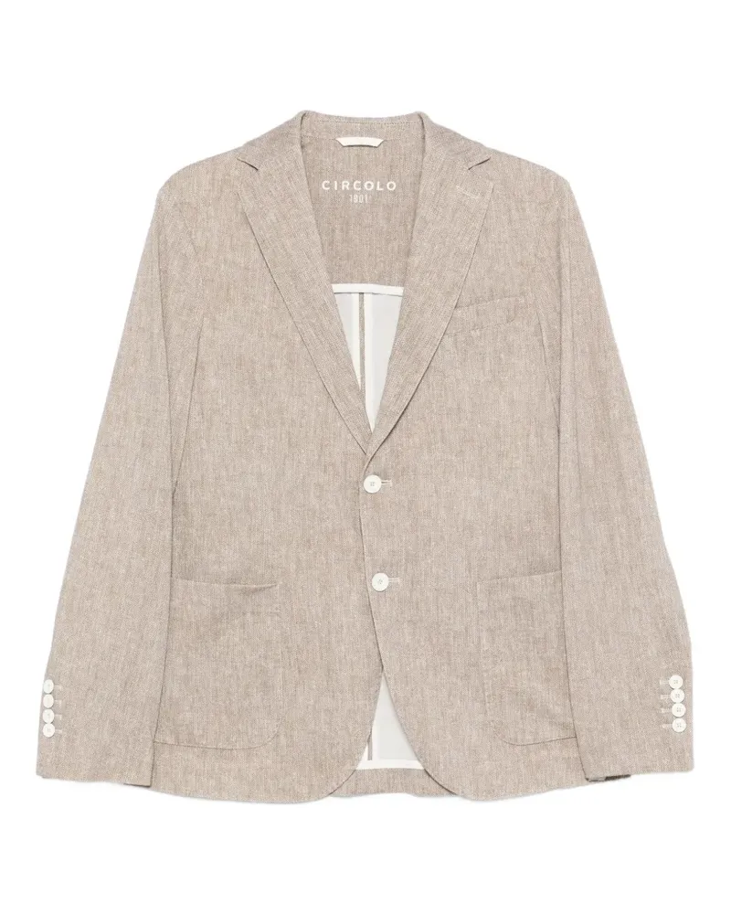 CIRCOLO 1901 single-breasted blazer - Nude Nude