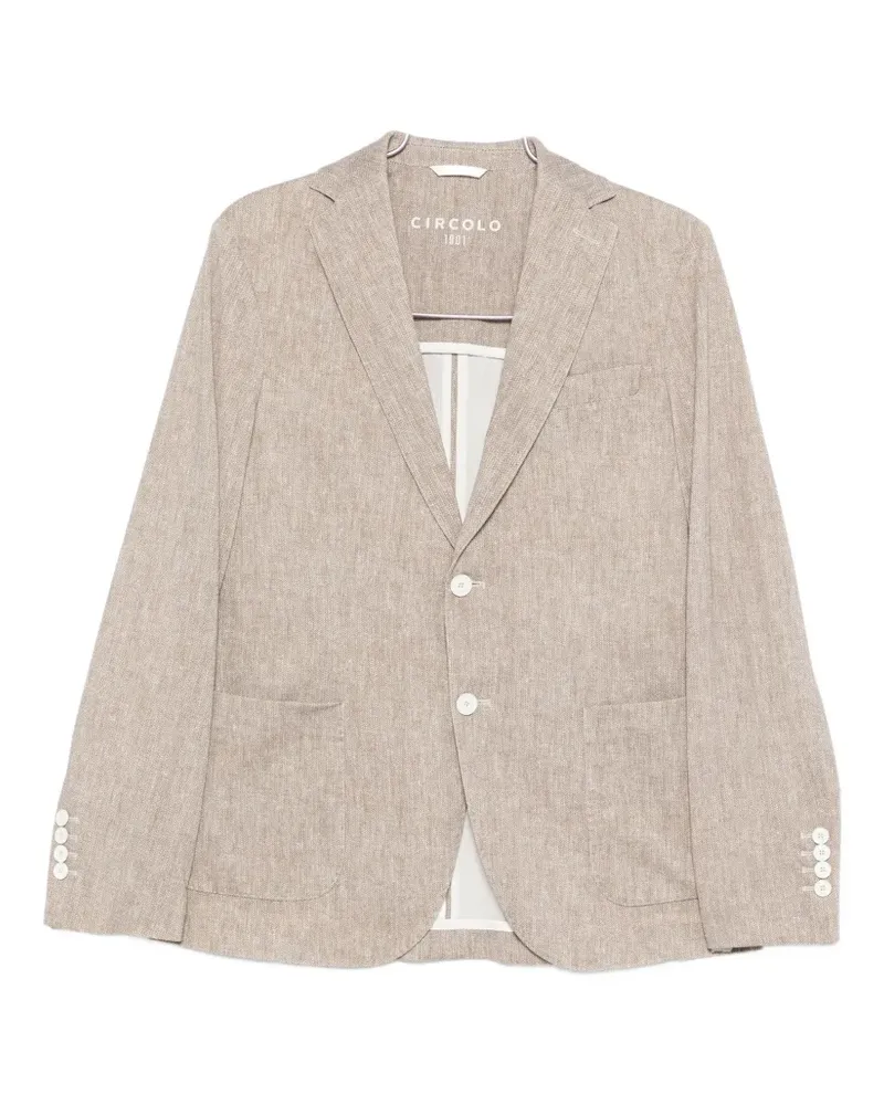 CIRCOLO 1901 single-breasted blazer - Nude Nude