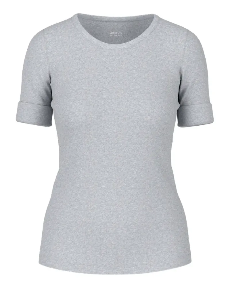 Marc Cain rolled-sleeve T-shirt - Grau Grau