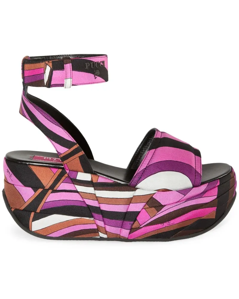 Emilio Pucci ami Sandalen mit Plateausohle - Rosa Rosa