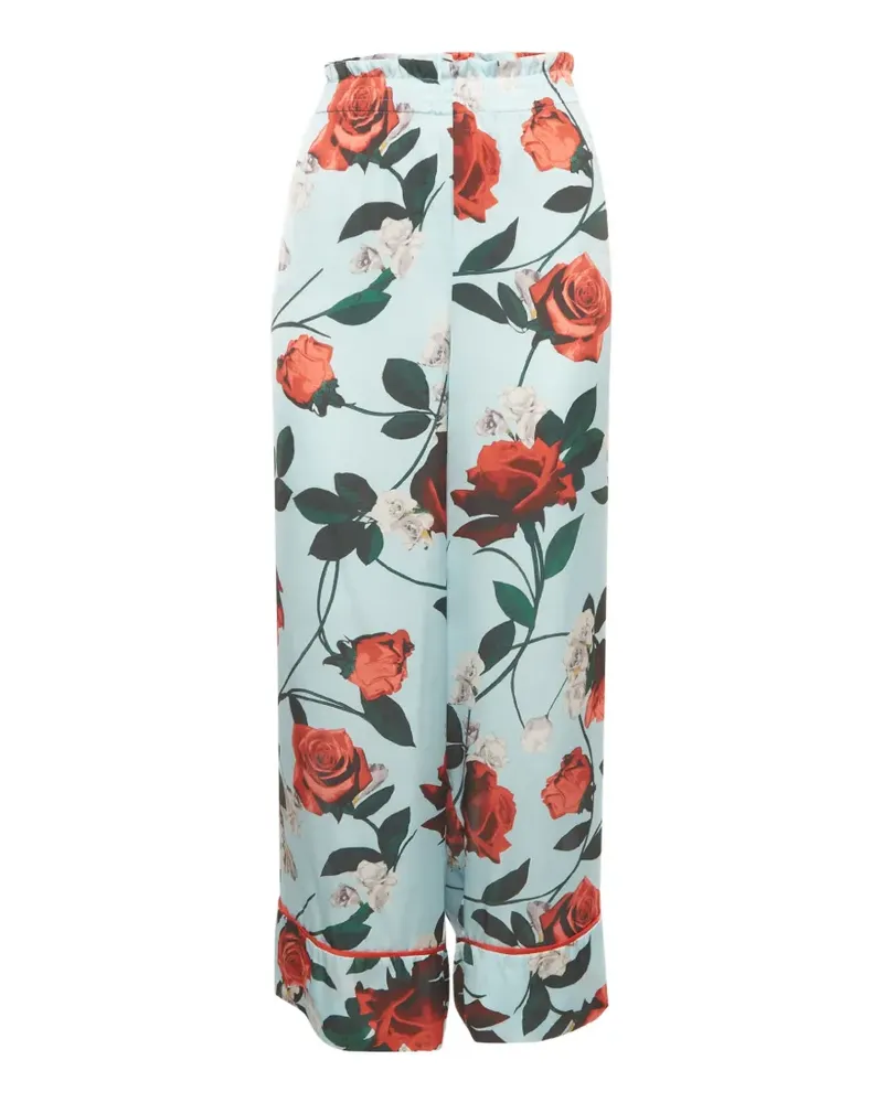Alice + Olivia Elba Hose mit weitem Bein - Blau Blau