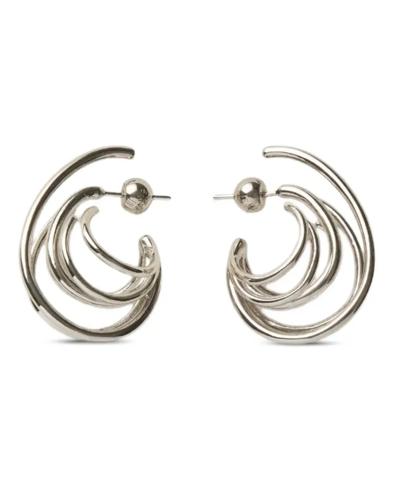 PANCONESI Kleine Orbit Ohrringe - Silber Silber