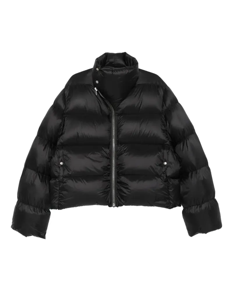 Rick Owens Wattierte Turtle Jacke mit Stehkragen - Schwarz Schwarz