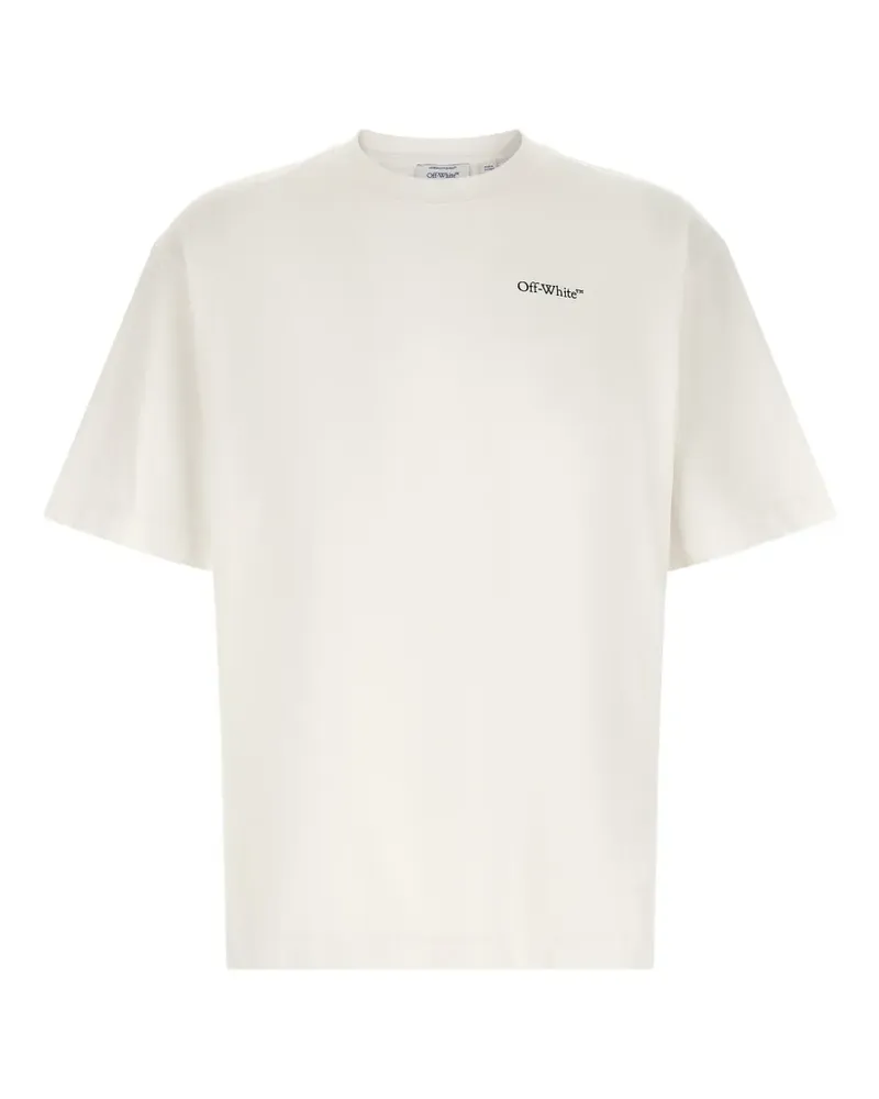 OFF-WHITE Half Arrow T-Shirt mit Logo - Weiß Weiß
