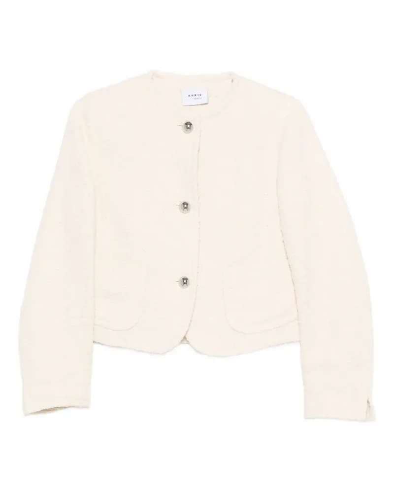 Akris button jacket - Nude Nude