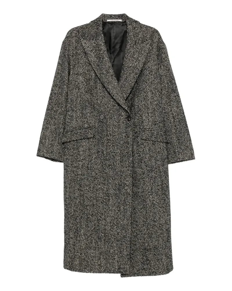 Tagliatore Linden Mantel - Schwarz Schwarz