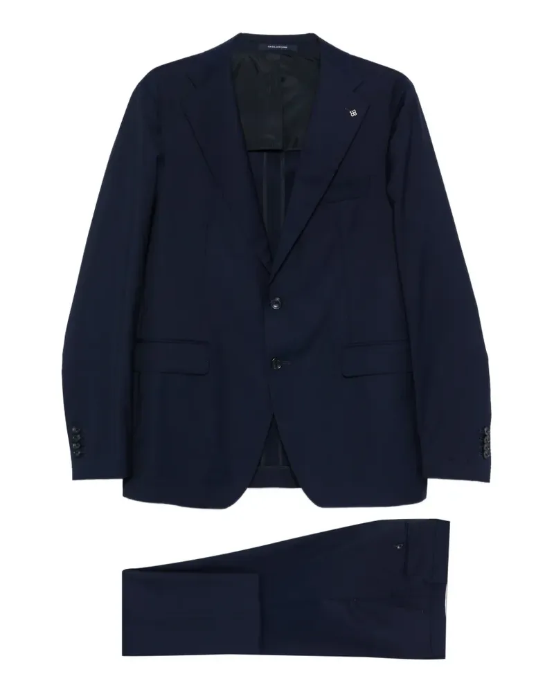 Tagliatore Einreihiger Anzug - Blau Blau