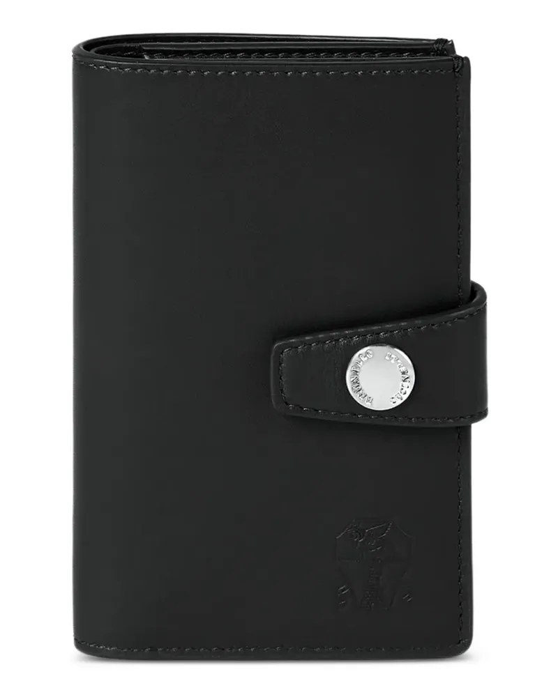 Brunello Cucinelli Portemonnaie mit Reißverschluss - Schwarz Schwarz