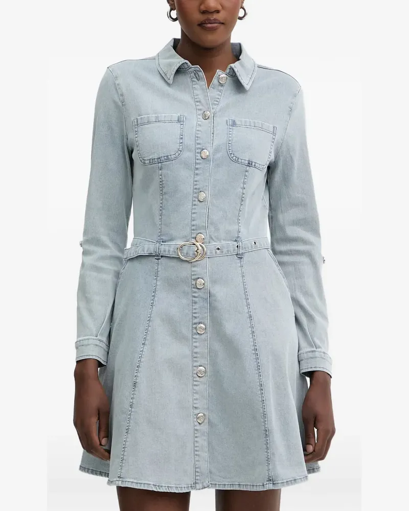 Morgan Minikleid mit Gürtel - Blau Blau