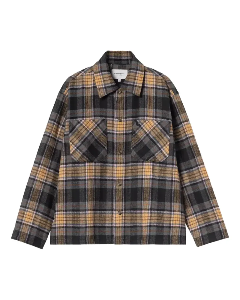 Carhartt WIP Kariertes Parson Hemd - Schwarz Schwarz