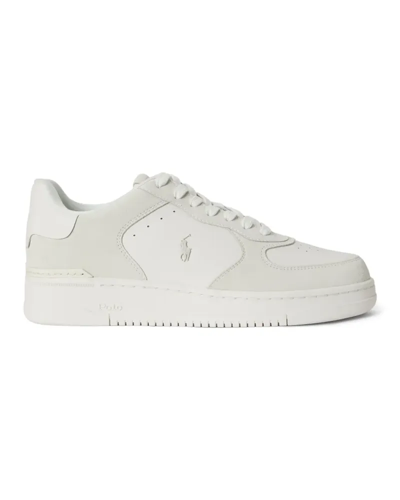Ralph Lauren Masters Court Sneakers - Weiß Weiß
