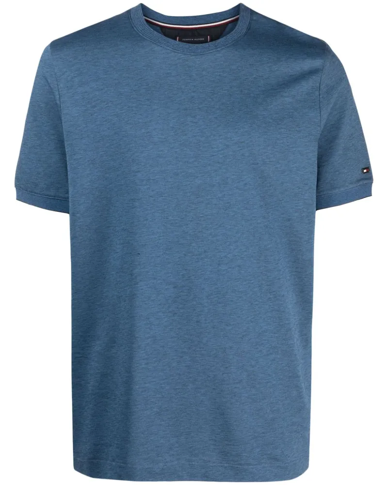 Tommy Hilfiger T-Shirt mit Logo-Stickerei Blau