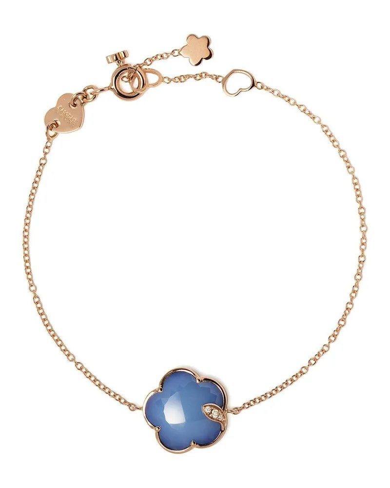 Pasquale Bruni 18kt 'Petit Joli' Rotgoldarmband mit Diamanten - Blau Blau