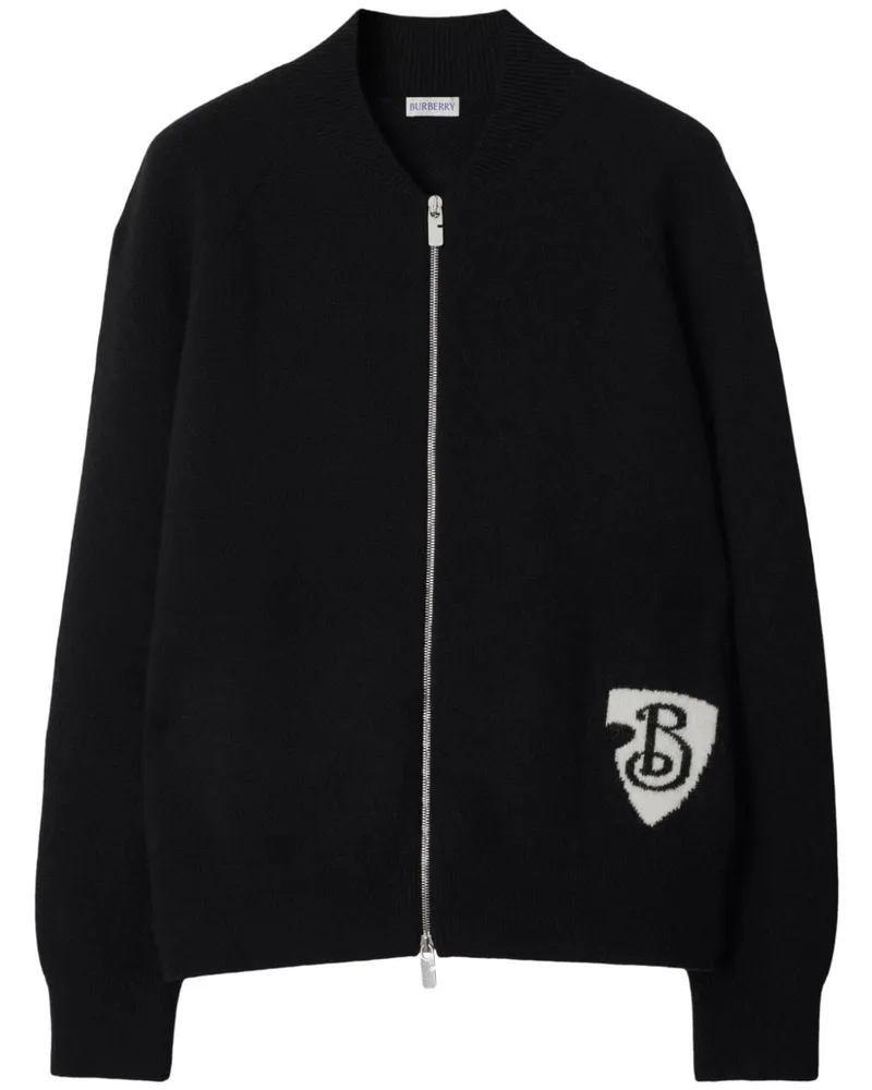 Burberry B Shield Bomberjacke - Schwarz Schwarz