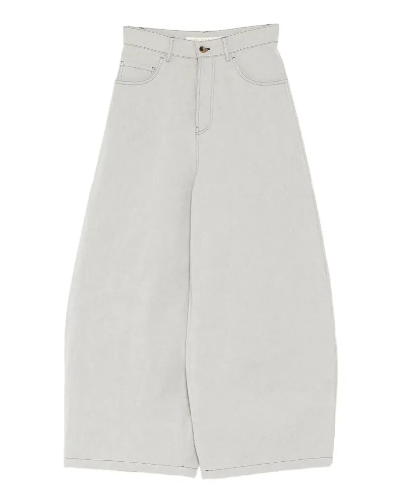 forme d'expression rounded five-pocket jeans - Grau Grau