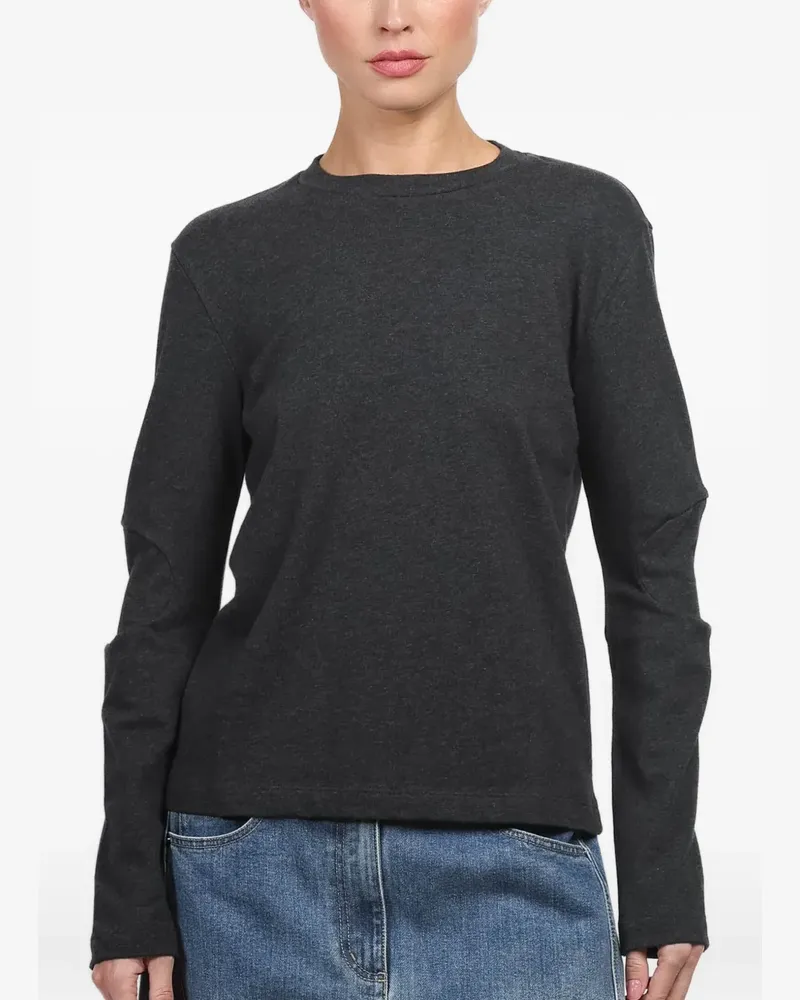 tibi long-sleeve T-shirt - Grau Grau