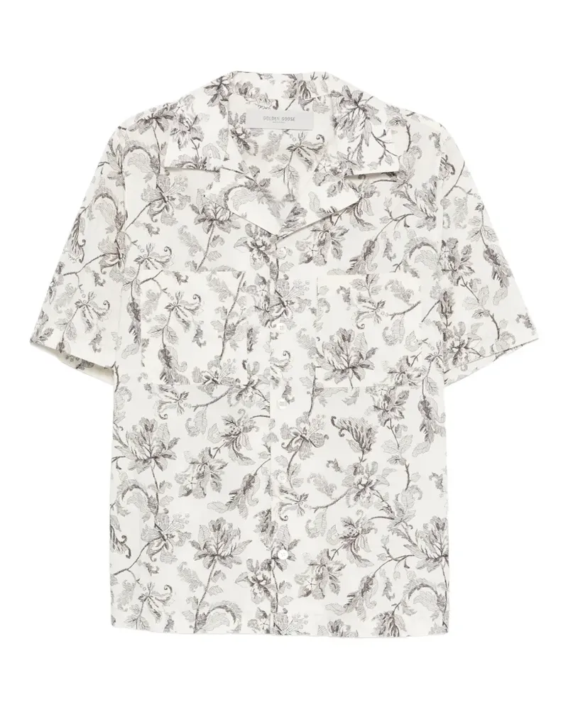 Golden Goose floral-print shirt - Nude Nude
