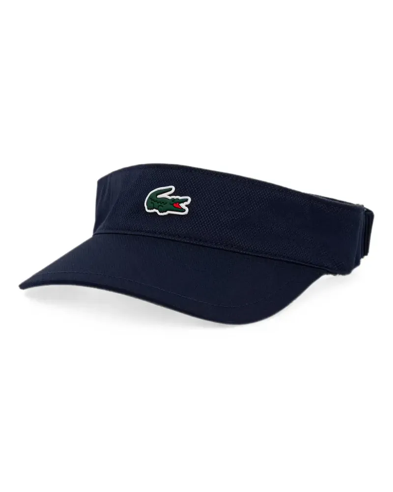 Lacoste logo-patch visor - Blau Blau