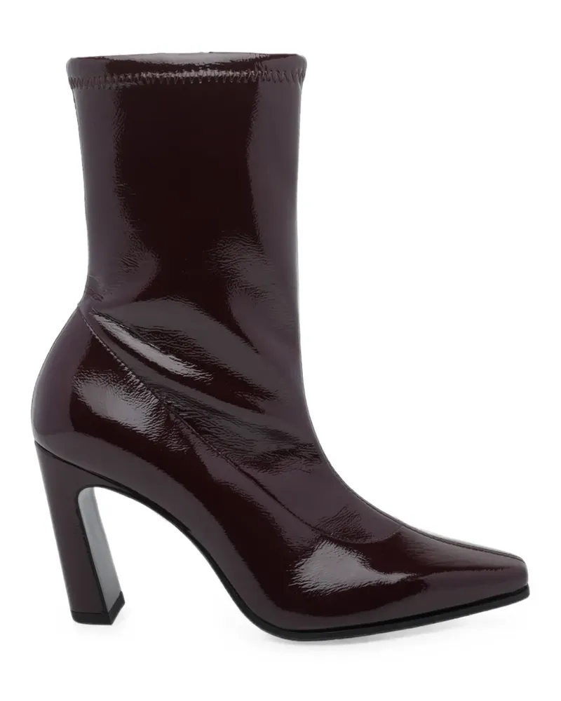 Stuart Weitzman Stiefel mit eckiger Kappe - Rot Rot