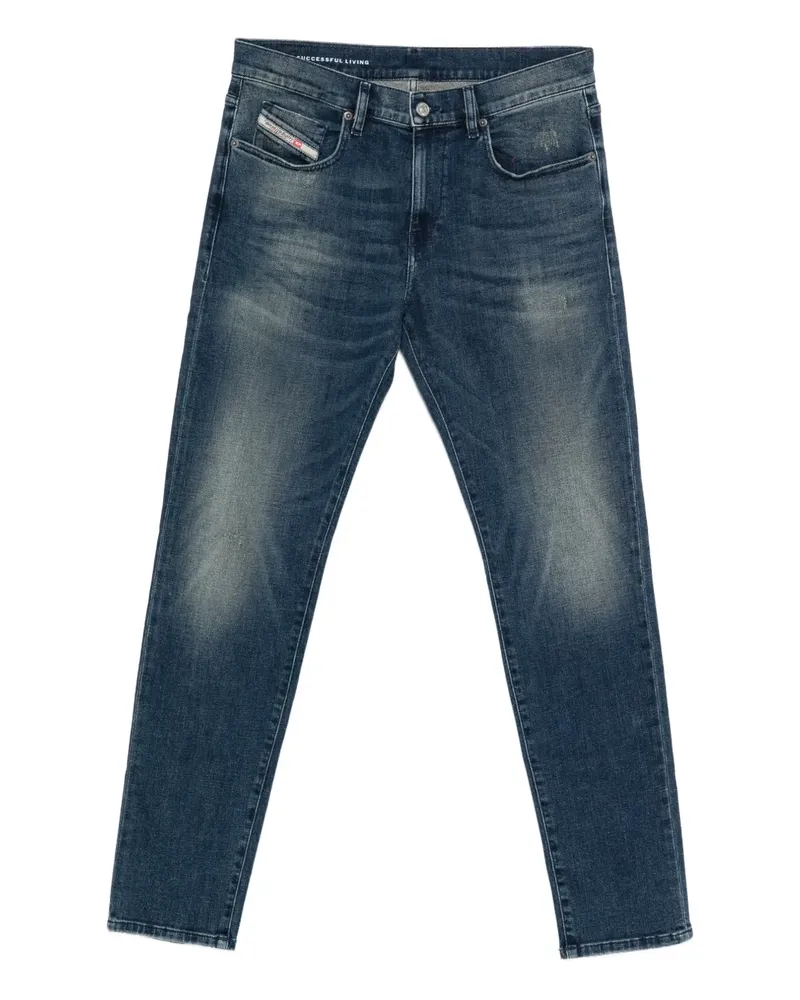 Diesel 2019 D-Strukt logo jeans - Blau Blau