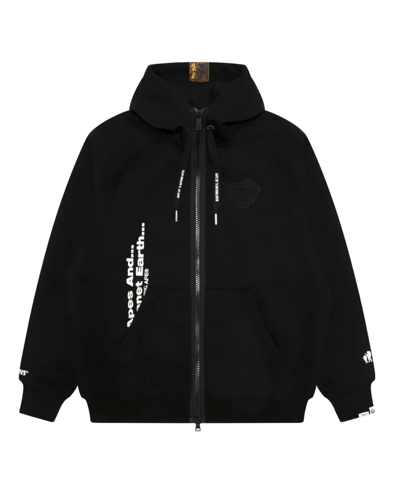 BAPE Hoodie mit Kapuze - Schwarz Schwarz