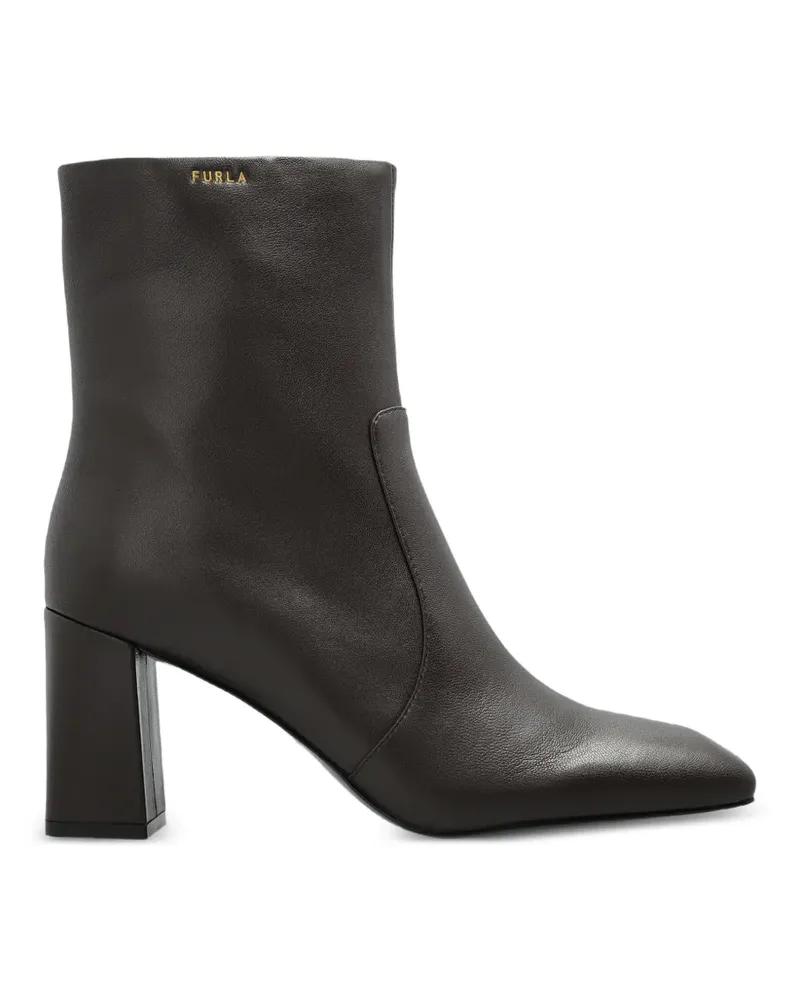 Furla Solid Stiefeletten - Braun Braun