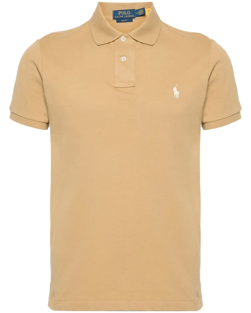 Ralph Lauren Poloshirt mit Pony-Stickerei - Nude Nude