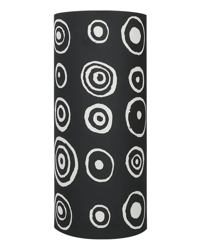 10 Corso Como Signature Circles Jacquard-Vase - Schwarz Schwarz