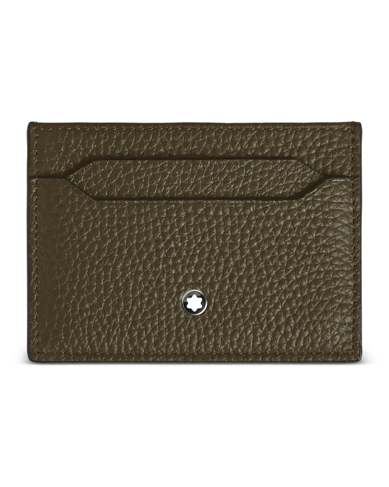 Montblanc Kartenetui aus strukturiertem Leder - Grün Grün