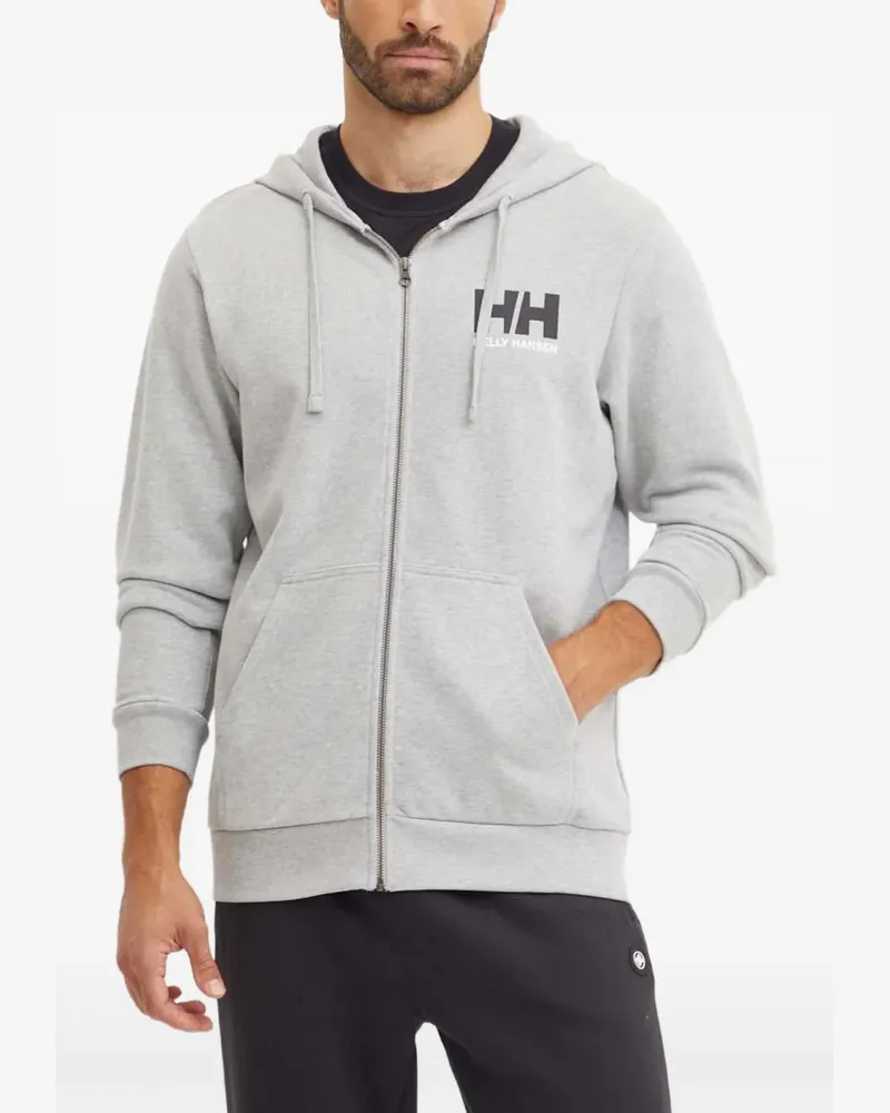Helly Hansen Kapuzenjacke mit HH-Logo - Grau Grau
