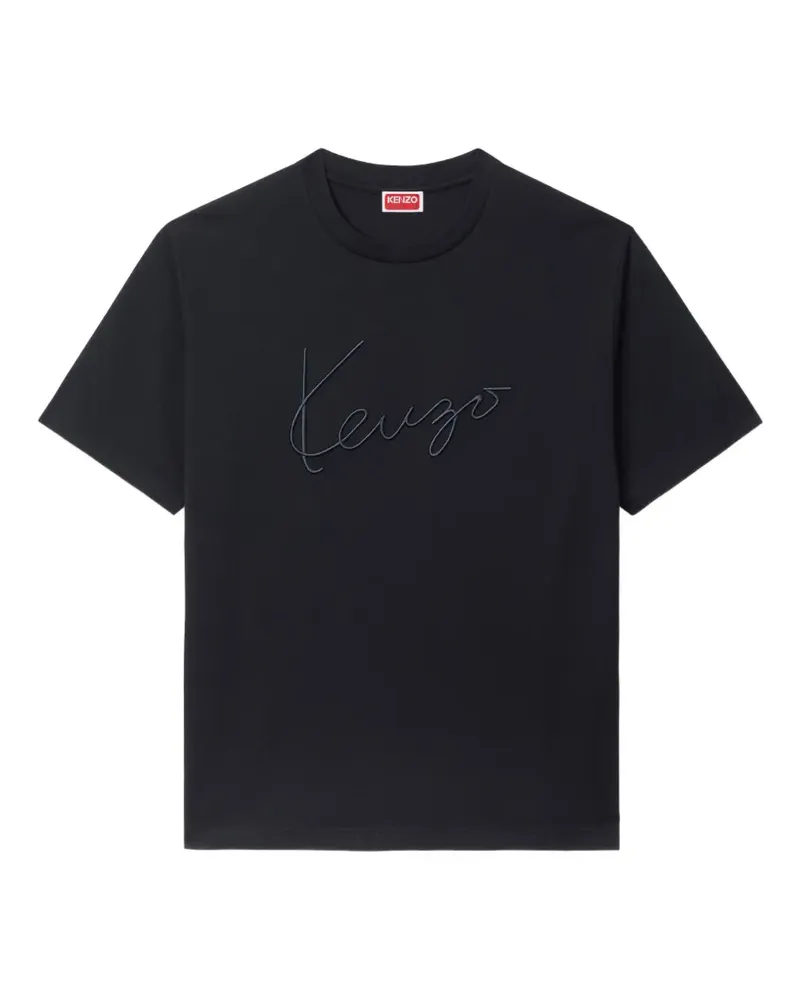 Kenzo Signature T-Shirt - Schwarz Schwarz