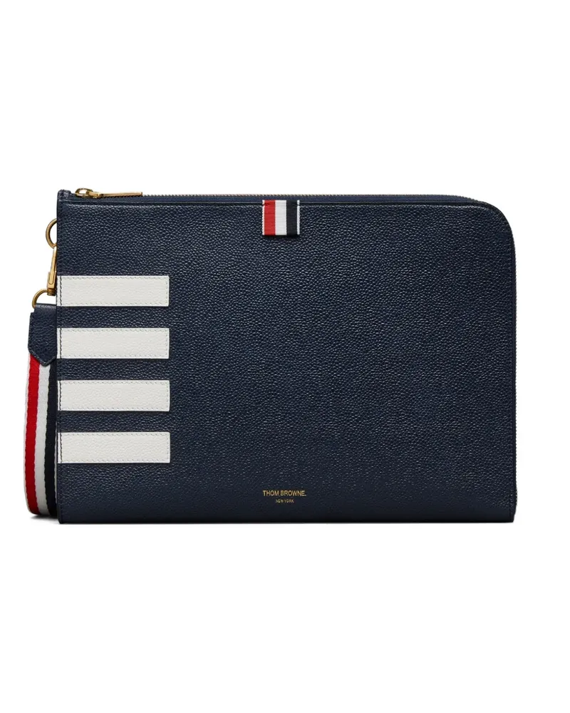 Thom Browne 4-Bar Portemonnaie - Blau Blau