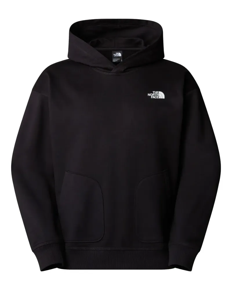 The North Face Hoodie mit Karabiner-Print - Schwarz Schwarz
