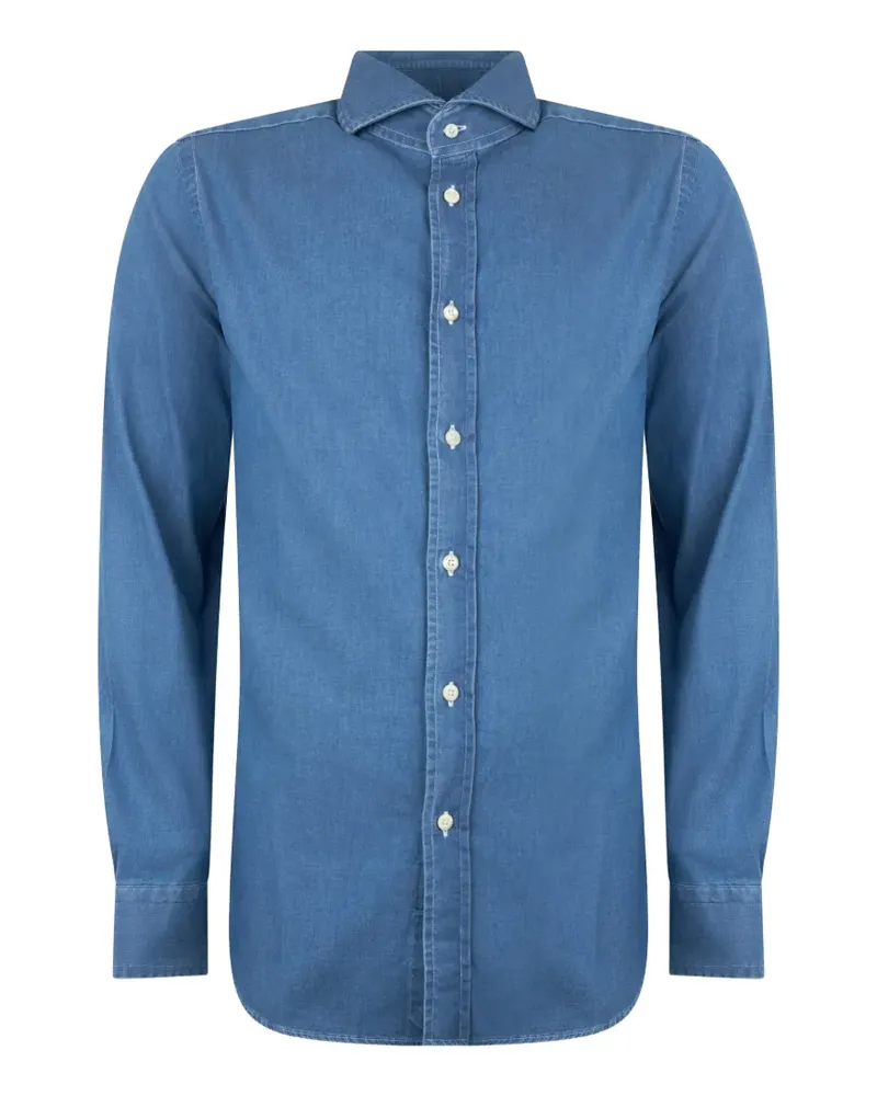 MOORER long-sleeve shirt - Blau Blau