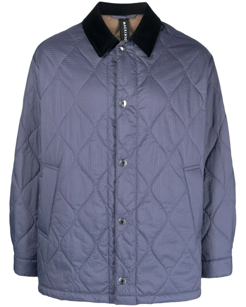 MACKINTOSH Gesteppte Teeming Jacke Blau